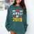 Class Of 2019 Graduation Senior High School College Comfort Colors Sweatshirt Blue Spruce