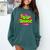 Class Of 2020 Senior 90s TV Style Graduation Comfort Colors Sweatshirt Blue Spruce
