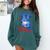 Class Of 2021 Graduate Kawaii Anime Girl School Graduation Comfort Colors Sweatshirt Blue Spruce
