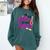 Class Of 2022 Four Degrees Hotter Graduation Day Master Grad Comfort Colors Sweatshirt Blue Spruce