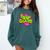 Class Of 2022 Future Fresh Senior 90's TV Style Graduation Comfort Colors Sweatshirt Blue Spruce