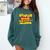 Class Of 2022 Senior 2000s Animated Movie Style Graduation Comfort Colors Sweatshirt Blue Spruce