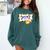 Class Of 2022 Senior Year 90's TV Style Graduation For Grad Comfort Colors Sweatshirt Blue Spruce