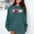 Class Of 2022 Senior Year Gamer Style Graduation For Grad Comfort Colors Sweatshirt Blue Spruce