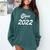 Class Of 2022 Shirts Graduation Her Women Senior Class Comfort Colors Sweatshirt Blue Spruce