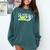 Class Of 2023 Graduation Senior Tennis Player Comfort Colors Sweatshirt Blue Spruce