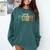 Class Of 2024 College High School Graduation Comfort Colors Sweatshirt Blue Spruce