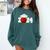 Class Of 2024 Graduation For Him Her Bowling Sports Comfort Colors Sweatshirt Blue Spruce