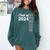 Class Of 2024 Senior 24 Shirt High School Graduation Party Comfort Colors Sweatshirt Blue Spruce
