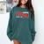 Class Of 2024 Senior Year Boys Girls School Graduation Comfort Colors Sweatshirt Blue Spruce