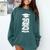 Class Of 2025 Done Graduation For Him Her Women Men Comfort Colors Sweatshirt Blue Spruce