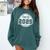 Class Of 2025 Senior School Graduation College Comfort Colors Sweatshirt Blue Spruce
