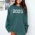 Class Of 2025 Shirt Graduation Her Girl Senior 2025 Comfort Colors Sweatshirt Blue Spruce