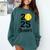 Class Of 2025 Softball Senior Graduation Graduate Women Comfort Colors Sweatshirt Blue Spruce