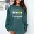 Class Of 2025 Tennis Mom Senior Graduation Graduate Comfort Colors Sweatshirt Blue Spruce
