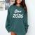 Class Of 2026 Graduation School Spirit Her Senior Class Comfort Colors Sweatshirt Blue Spruce