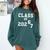 Class Of 2026 Graduation So Done Grade Middle High School Premium Tri-Blend Comfort Colors Sweatshirt Blue Spruce
