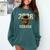 Class Of 2026 Highland Cow Senior Graduation School Pride Comfort Colors Sweatshirt Blue Spruce