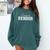 Class Of 2026 Senior 26 Graduation Last First Day Of School Comfort Colors Sweatshirt Blue Spruce