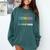 Class Of 2026 Senior 2026 Back To School 2026 Graduation 26 Comfort Colors Sweatshirt Blue Spruce