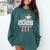 Class Of 2026 Senior Graduation American Flag Senior 2026 Comfort Colors Sweatshirt Blue Spruce