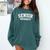 Class Of 2026 Senior 2026 Graduation Or First Day Of School Comfort Colors Sweatshirt Blue Spruce
