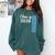 Class Of 2026 Senior Shirt Graduation 2026 Comfort Colors Sweatshirt Blue Spruce