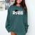 Class Of 2026 Senior 2026 Soccer High School Graduation Comfort Colors Sweatshirt Blue Spruce