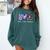 Class Of 2026 Shirt Tie Dye Senior Graduation Class Reunion Comfort Colors Sweatshirt Blue Spruce