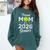 Class Of 2026 Tennis Mom Senior Graduation Graduate Comfort Colors Sweatshirt Blue Spruce