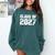 Class Of 2027 High School College Graduation Reunion T-Shirt Comfort Colors Sweatshirt Blue Spruce