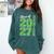 Class Of 2027 Senior 27 High School Graduation Senior 2027 Comfort Colors Sweatshirt Blue Spruce