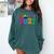 Class Of 2027 Shirt For Boys And Girls Fun 2027 Graduation Comfort Colors Sweatshirt Blue Spruce