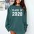 Class Of 2028 Graduation School Grad 2028 Graduate Comfort Colors Sweatshirt Blue Spruce