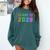 Class Of 2028 High School Graduation Date Graduate T Shirt Comfort Colors Sweatshirt Blue Spruce