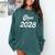 Class Of 2028 Shirt Graduation Him Her Senior Class Comfort Colors Sweatshirt Blue Spruce