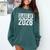 Class Of 2028 Shirt Senior 2028 Graduation Comfort Colors Sweatshirt Blue Spruce