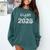 Class Of 2028 Shirt Senior 2028 Graduation Him Her Comfort Colors Sweatshirt Blue Spruce