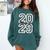 Class Of 2029 Graduating School Class Of 2029 Graduation Comfort Colors Sweatshirt Blue Spruce
