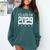 Class Of 2029 School Graduation Graduate s Comfort Colors Sweatshirt Blue Spruce