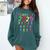 Class Of 2029 Senior Class 2029 Idea Graduation Grow With Me Comfort Colors Sweatshirt Blue Spruce