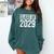 Class Of 2029 Shirt Senior 2029 Graduation Comfort Colors Sweatshirt Blue Spruce