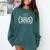 Class Of 2032 Grow With Me Shirt Graduation Kindergarten Comfort Colors Sweatshirt Blue Spruce
