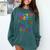 Class Of 2034 Grow With Me Graduation First Day Of School Comfort Colors Sweatshirt Blue Spruce