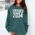 Class Of 2034 Shirt Senior 2034 Graduation Comfort Colors Sweatshirt Blue Spruce