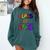 Class Of 2035 Grow With Me Kindergarten Graduation Comfort Colors Sweatshirt Blue Spruce