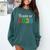 Class Of 2036 Grow With Me Graduation First Day Of School Comfort Colors Sweatshirt Blue Spruce