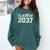 Class Of 2037 Kindergarten To Graduation First Day Of School Comfort Colors Sweatshirt Blue Spruce