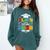 Class Of 2038 First Day Of School & Graduation 2038 Comfort Colors Sweatshirt Blue Spruce