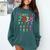Class Of 2038 Senior Class 2038 Idea Graduation Grow With Me Comfort Colors Sweatshirt Blue Spruce